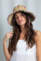 Chapéu Australiano Natural Colorido