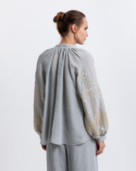 BLOUSE GRAPE STONE DOURADA