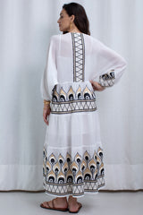 DRESS MAXI PHOENIX GATHERINGS WITH BLACK