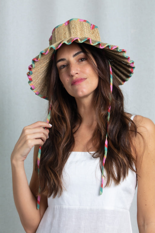 Chapéu Australiano Natural Colorido