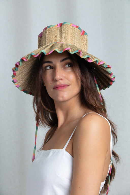 Chapéu Australiano Natural Colorido