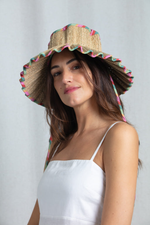 Chapéu Australiano Natural Colorido