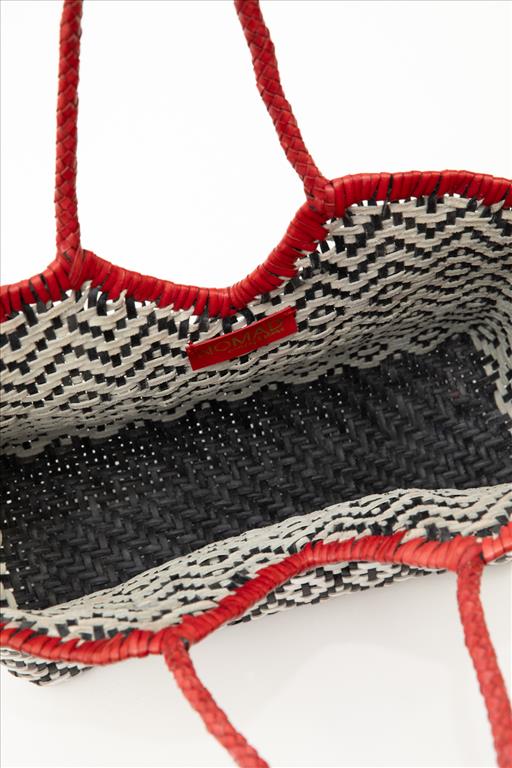 Bolsa Melody Tote Bag | Red Black &amp; White
