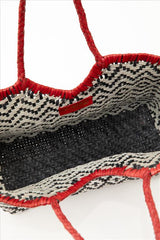 Bolsa Melody Tote Bag | Red Black &amp; White