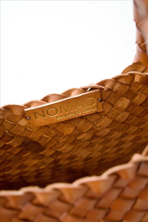 Bolsa Roberta Woven Leather Tote Bag | Tan
