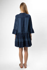 Vestido Kori Curto Azul/Azul