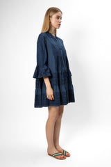 Vestido Kori Curto Azul/Azul