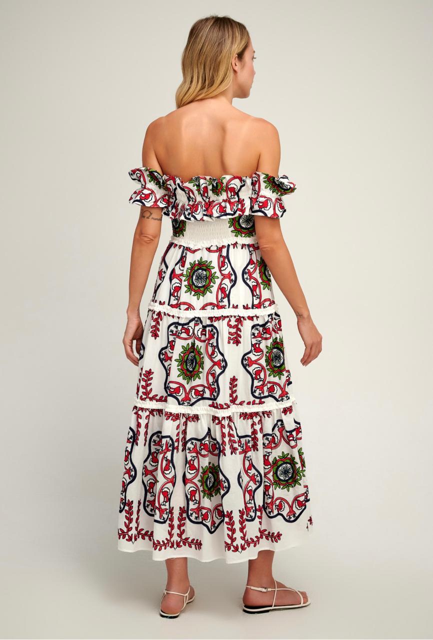 Vestido Canoa Mandalas