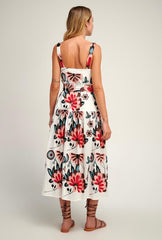 Vestido Alça Floral