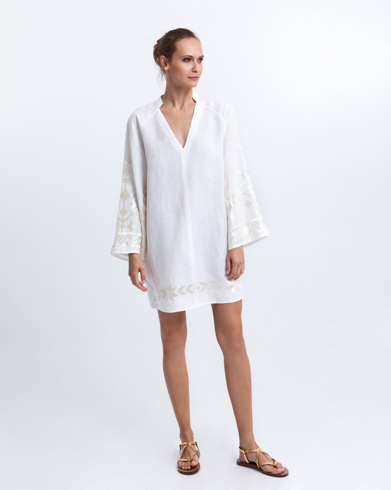 Vestido Dress Mini IOS Bell Sleeve