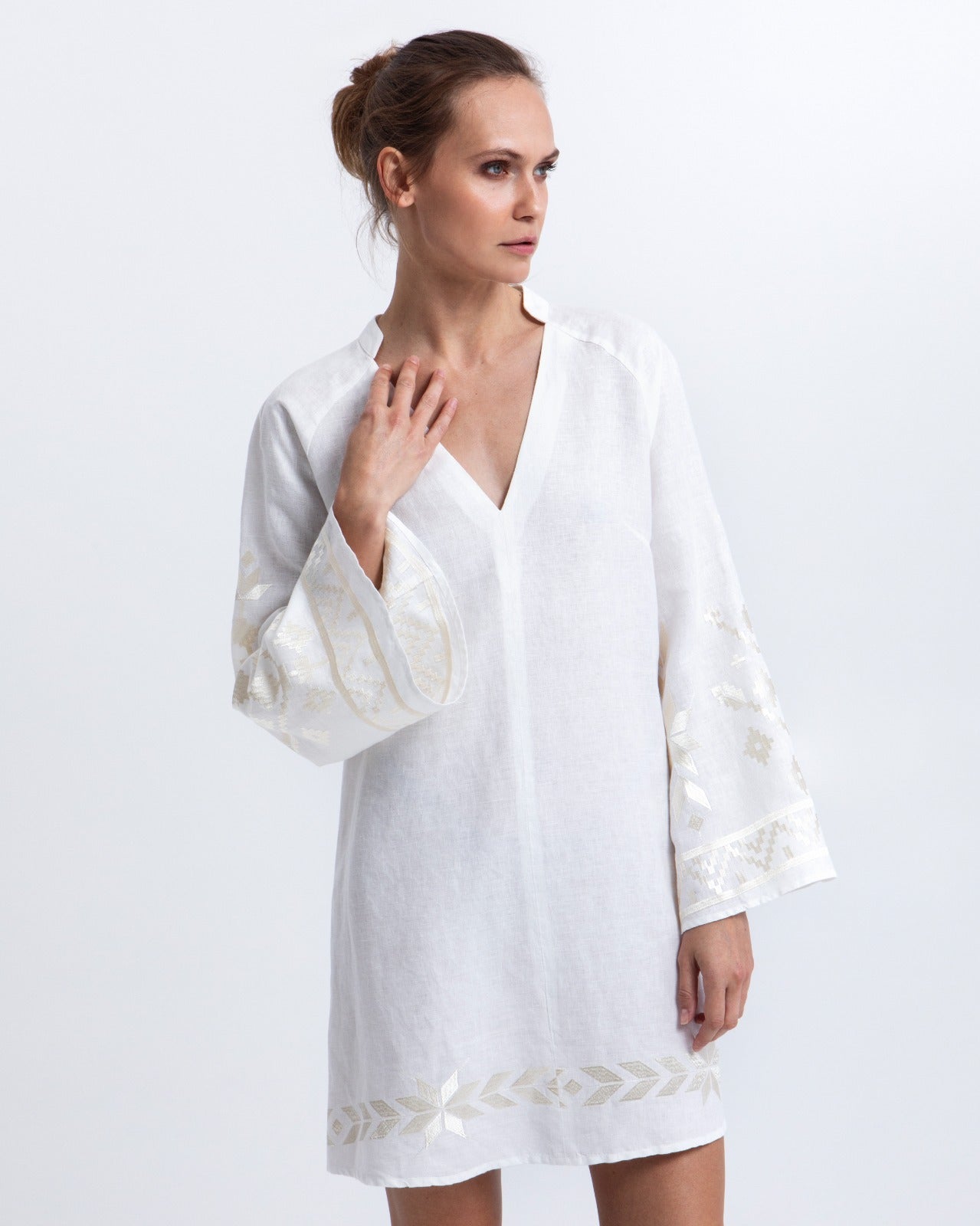 Vestido Dress Mini IOS Bell Sleeve