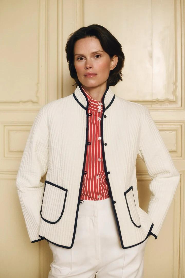 Fittonia Jacket Navi - Maria de la Orden