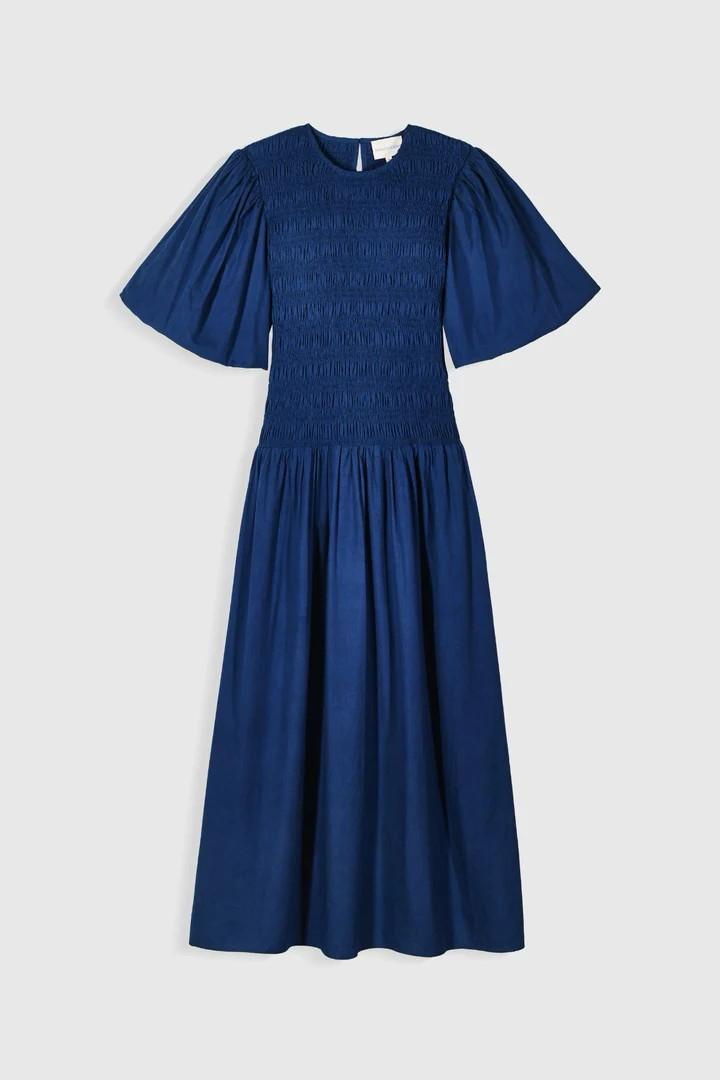 Diana Dress Navy - Maria de la Orden
